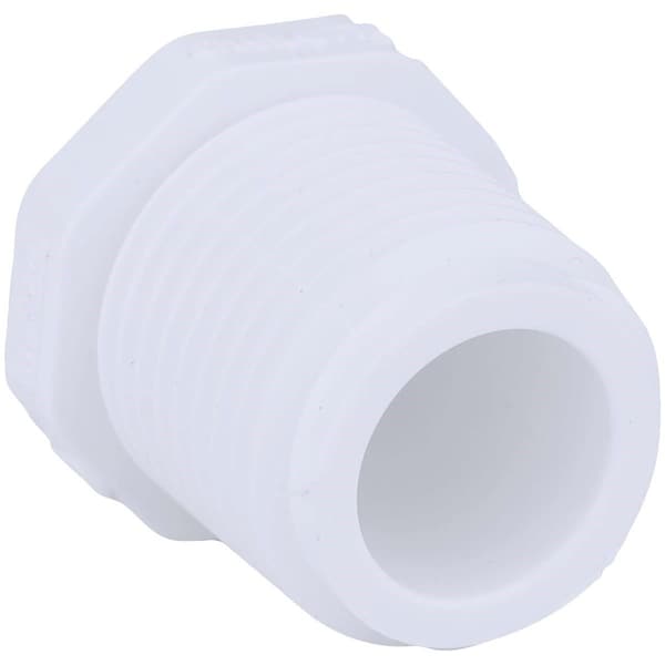 Charlotte Pipe And Foundry Threaded Schedule 40 DWV 1/2 in. MIP PVC Plug PVC 02113 0600HA - main